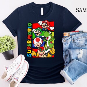 Super Mario Bros Shirt, Personalized Mario Shirt, Personalized Kids Clothing, Super Mario Shirt, Mario Vacation Shirt