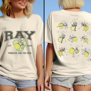 Disney Princess and the Frog Ray Firefly Evangeline Shirt, Disney Ray Shirt, Disney Princess Character Shirt, Disney Princess And Frog Shirt
