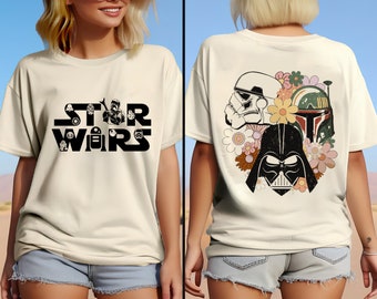 Disney Star Wars Two-Sided Shirt, Darth Vader Shirt, Galaxy's Edge Shirt, Star Wars Stormtrooper Shirt, Star Wars Shirt, Death Star Shirt
