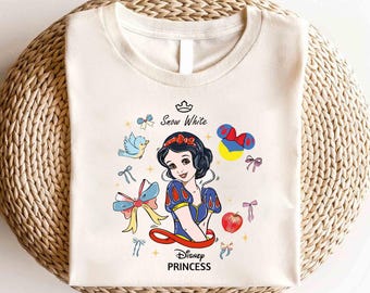 Disney Prinzessin Schneewittchen Coquette Bow Shirt, Disney Prinzessinnen Charaktere Shirt, Disney Girl Trip Shirt, Prinzessin Shirt, Magic Kingdom Shirt