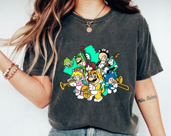 Super Mario Bowser Shirt, Super Mario Shirt, Super Mario Friends Shirt, Super Mario Family, Mario Shirt,Super Mario Birthday Shirt