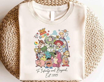 Disney Toy Story Infinity and Beyond Shirt,Toy Story Shirt,Toy Story Land Shirt,Toy Story Movie Shirt,Disney Woody Jessie Buzz Lightyear Tee