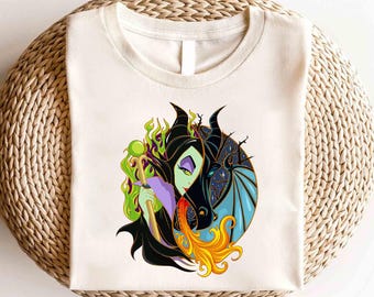 Disney Vintage Maleficent Portrait Shirt, Disney Sleeping Beauty Villains Shirt, Disney Villains Maleficent Shirt,Disney Magic Kingdom Shirt