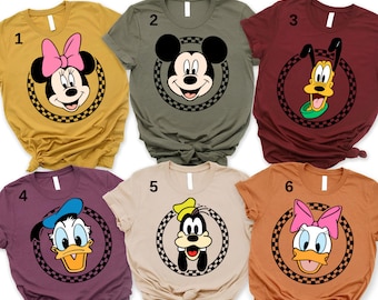 Mickey And Friends Custom Shirt, Custom Disney Family Shirt, Donald Duck Shirt, Daisy Duck Shirt, Disney Pluto Shirt, Goofy Shirt,Disneyland