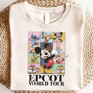 Disney Epcot World Tour Shirt, Drink Around The World Traveler Shirt, Magic Kingdom Shirt,Disney Epcot Tee,Mickey Drink Around The World Tee