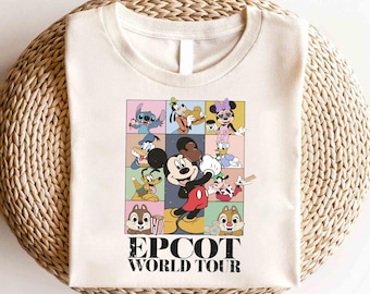 Disney Epcot World Tour Shirt, Drink Around The World Traveler Shirt, Magic Kingdom Shirt,Disney Epcot Tee,Mickey Drink Around The World Tee