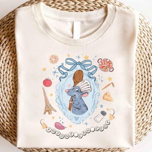 Disney Ratatouille Chef Coquette Bow Shirt, Little Chef Remy Shirt, Disney Anyone Can Cook Shirt, Disney Ratatouille Shirt,Chef Remy Shirt