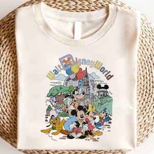 Disney shirt Mickey en vrienden, shirt Disney Mickey-personages, shirt Disney Friends, shirt Mickey en Minnie, shirt Disney-familie