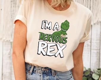Disney Toy Story I'm A Nervous Rex Shirt, Toy Story Rex Dinosaur Shirt, Toy Story Characters Shirt, Toy Story Movie Shirt, Toy Story Shirt