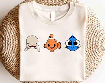 Disney Finding Friends Shirt,Finding Nemo Shirt,Animal Kingdom Tee,Finding Nemo Character Shirt,Finding Nemo Birthday Party Shirt,Kids Shirt