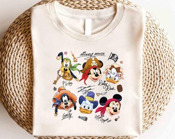 ディズニー ミッキー＆フレンズ クルーズ コケット ボウ シャツ、ディズニー ミッキー コケット クルーズ シャツ、ディズニー クルーズ ライン シャツ、ディズニー クルーズ スクワッド シャツ