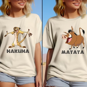 Disney Lion King Shirt,Timon and Pumbaa Shirt,The Lion King Birthday Shirt,Disney Animal Kingdom Shirt, Disney Safari Tee, Hakuna Matata Tee
