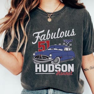 Fabulous Hudson Hornet Shirt, Disney Cars Shirt, Piston Cup Legend Tee, Pixar Car Movie, Doc Hudson Shirt,Car Pixar Piston Cup Champion