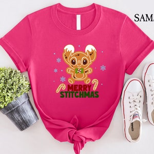 Merry Stitchmas Shirt, Disney Lilo and Stitch Christmas Shirt, Lilo and Stitch Christmas, Santa Stitch Christmas Shirt,Disney Christmas Gift