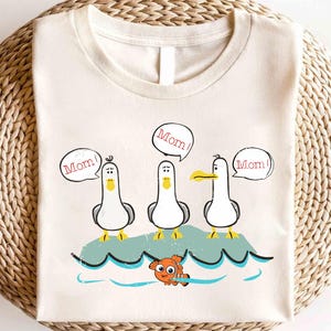 Disney Finding Nemo Seagull Mommy Mom Shirt, Finding Nemo Shirt,Animal Kingdom Shirt, Finding Nemo Character Shirt, Disney Mom Squad Shirt