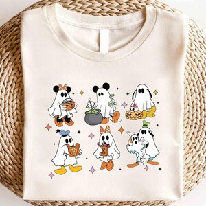 Disney Mickey and Friends Halloween Shirt, Spooky Season Shirt, Mickey Ghost Halloween Shirt, Trick Or Treat Shirt, Halloween Party Shirt