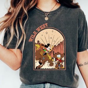 Retro Disney Mickey Wild West Shirt,Disneyland Mickey Cowgirl Shirt, Vintage Mickey Cowboy Shirt, Magic Kingdom Shirt,Disney Trip Shirt