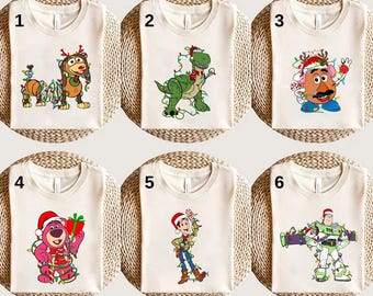 Disney Custom Toy Story Friends Christmas Shirt, Toy Story Character Christmas Shirt, Disney Toy Story Christmas Shirt, Christmas Party Shirt
