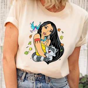 Disney Princess Pocahontas Shirt, Pocahontas Watercolor Shirt, Disney Family Vacation Shirt, Pocahontas Retro Shirt, Disney Princess Shirt