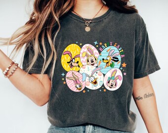 Disney Mickey and Friends Happy Easter Egg Shirt,Happy Easter Egg Shirt,Mickey Friends Easter Egg Shirt,Disney Characters Happy Easter Shirt