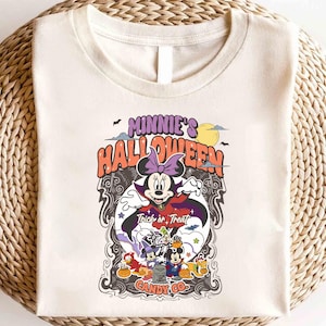 Disney Minnie Halloween Shirt, Disney Minnie Maus Halloween Shirt, gruselige Saison Shirt, Süßes oder Saures Shirt, Halloween Party Shirt