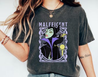 Disney Vintage Maleficent Portrait Shirt, Disney Sleeping Beauty Villains Tee, Disney Villains Maleficent Shirt,Disney Magic Kingdom Shirt