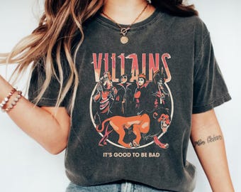 Disney Villains It's Good To Be Bad Shirt, Disney Bad Guys Shirt, Disney Villains Shirt, Disney Maleficent Evil Queen Hades Jafar Scar Shirt