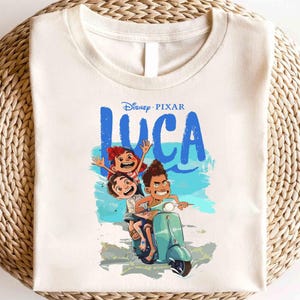 Disney Luca Shirt, Disney Luca Charaktere Shirt, Disney Süß Luca Alberto Shirt, Disney Luca und Freunde Shirt, Disney Familien Reise Shirt