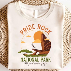 Disney The Lion King Pride Rock National Park Shirt, Simba Nala Shirt, Mufasa Shirt,The Lion King Birthday Shirt,Disney Animal Kingdom Shirt