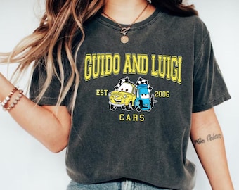 Disney Cars Guido & Luigi Shirt, Radiator Springs Shirt, Guido And Luigi Shirt, Pixar Lightening McQueen Shirt, Cars Characters Shirt, Mater