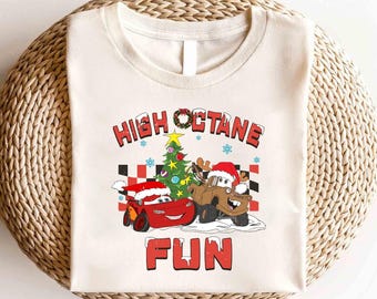 Disney Cars Lightning Mcqueen Merry Christmas Shirt, Disney Cars Christmas Shirt, Christmas Cars Shirt,Christmas Party Shirt, Christmas Gift