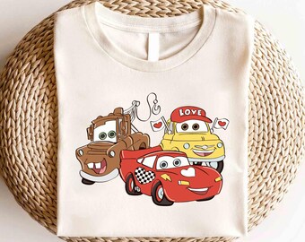 Disney Cars Lightning Mcqueen Shirt, Disney Tow Mater Shirt, Disney Cars Character Shirt, Disney Cars Matching Shirt, Radiator Springs Shirt