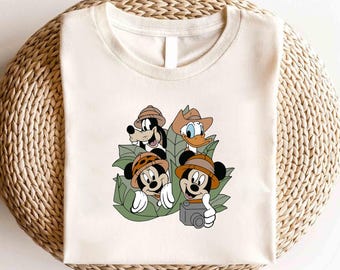 Disney Mickey And Friends Safari Shirt, Disney Animal Kingdom Matching Shirt, Disney Wild Trip Shirt, Safari Mode Disney Tee, Safari Shirt