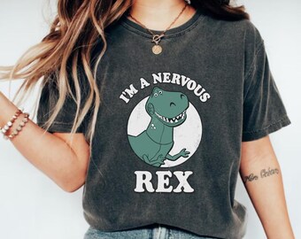 Disney Toy Story I'm A Nervous Rex Shirt, Toy Story Rex Dinosaur Shirt, Toy Story Characters Shirt, Toy Story Movie Shirt, Toy Story Shirt