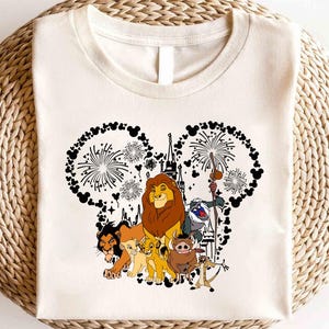 Disney The Lion King Friends Ears Shirt, Simba Nala Shirt, The Lion King Birthday Shirt, Disney Animal Kingdom Shirt, Hakuna Matata Shirt