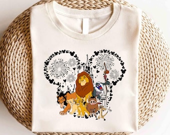 Camiseta con orejas de El Rey León de Disney, camiseta de Simba y Nala, camiseta de cumpleaños de El Rey León, camiseta de Disney Animal Kingdom, camiseta de Hakuna Matata
