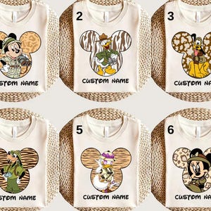 Disney Mickey And Friends Safari Shirt, Disney Animal Kingdom Matching Shirt,Disney Wild Trip Shirt,Safari Mode Disney Tee,Mickey Safari Tee