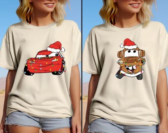 Disney Cars Lightning Mcqueen Christmas Shirt, Disney Cars Christmas Shirt, Tow Mater Christmas Shirt, Christmas Party Shirt, Christmas Gift