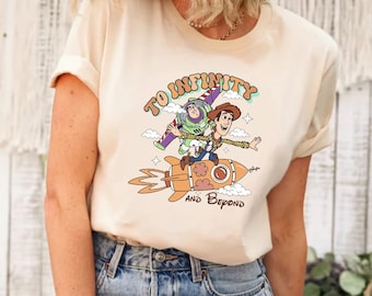 Disney To Infinity And Beyond Toy Story Shirt, Toy Story Movie Characters Shirt, Toy Story Shirt, Buzz Lightyear Shirt, Disney Woody Shirt