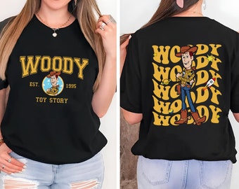 Disney Two-Sided Toy Story Woody Shirt,Disney Sheriff Woody Shirt, Toy Story Shirt, Disney Woody Shirt,Disney Trip Shirt,Sheriff Woody Shirt