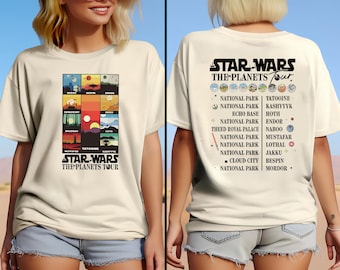 Camiseta Disney Star Wars The Planets Tour, camiseta Darth Vader, camiseta Galaxy's Edge, camiseta Star Wars Stormtrooper, camiseta Star Wars, camiseta Estrela da Morte