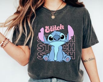 Camiseta de Disney Lilo y Stitch Friends, camiseta de Disney Stitch, camiseta de Stitch Ohana, camiseta de Ohana Means Family, camiseta de Magic Kingdom, camiseta de Hawaii