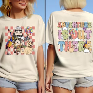 Disney Adventure Is Out There Shirt, Disney Carl And Ellie Shirt, Up Movie Shirt, Disney Family Matching Shirt, Disney Up Movie Couple Shirt