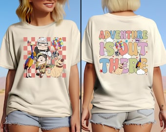 Disney Adventure Is Out There Shirt, Disney Carl And Ellie Shirt, Up Movie Shirt, Disney Family Matching Shirt, Disney Up Movie Couple Shirt