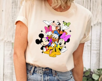 Musse och vänner t-shirts, Musse och vänner Minnie Donald Daisy Goofy Pluto t-shirt, Disney Trip t-shirt, Disneyworld t-shirt, Disney t-shirt