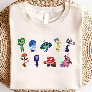 Disney Pixar Inside Out Shirt, Mental Health Tee, Disney Inside Out 2 Movie Shirt, Disney Feelings Tee, Disney Inside Out Characters Shirt