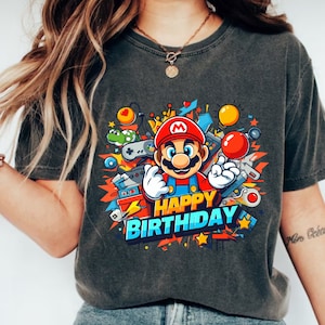 Super Mario Geburtstag Shirt, Super Mario Familie Party Shirt, alles Gute zum Geburtstag Super Mario Shirt, Super Mario Geschenk, Super Mario Kinder Shirt