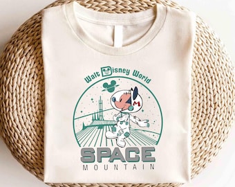 Disney Space Mountain-shirt Mickey, Mouse And Friends Space-shirt, Space Mountain-shirt, Disney Space-astronautenshirt, Disney Mickey-shirt