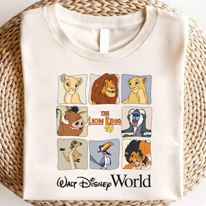 Disney The Lion King Characters Shirt, Simba Nala Shirt, Mufasa Shirt, The Lion King Birthday Shirt, Disney Animal Kingdom Shirt,Lion King