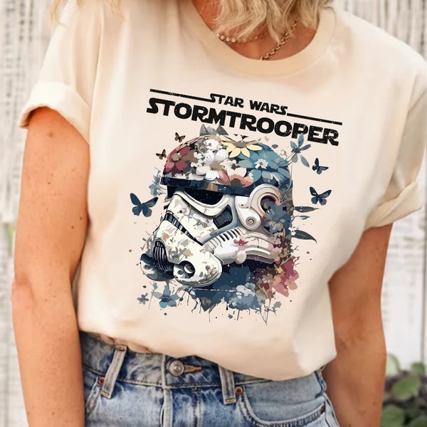 Star Wars Tropical Stormtrooper Shirt, Star Wars Gift Shirt, Star Wars Floral Shirt, Stormtrooper Floral Shirt, Darth Vader Shirt, Star Wars